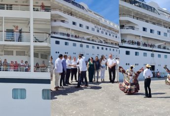 ¡Qué suene el Sinaloense! Topolobampo recibe el crucero Villa Vie Odyssey