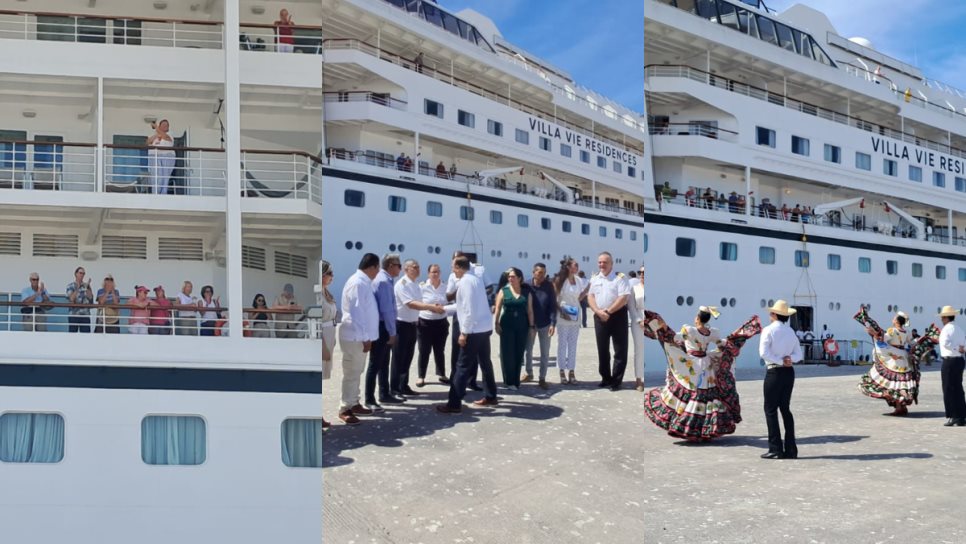 ¡Qué suene el Sinaloense! Topolobampo recibe el crucero Villa Vie Odyssey ¡Qué suene el Sinaloense! Topolobampo recibe el crucero Villa Vie Odyssey