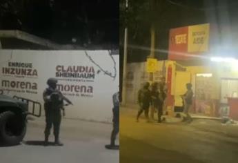 Sujetos atacan a balazos expendio de cerveza en la colonia Renato Vega Amador, en Culiacán