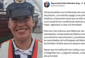 Jelenia Magaña, la cadete Mazatleca que iba bordo del Buque Cuauhtémoc durante choque en Nueva York