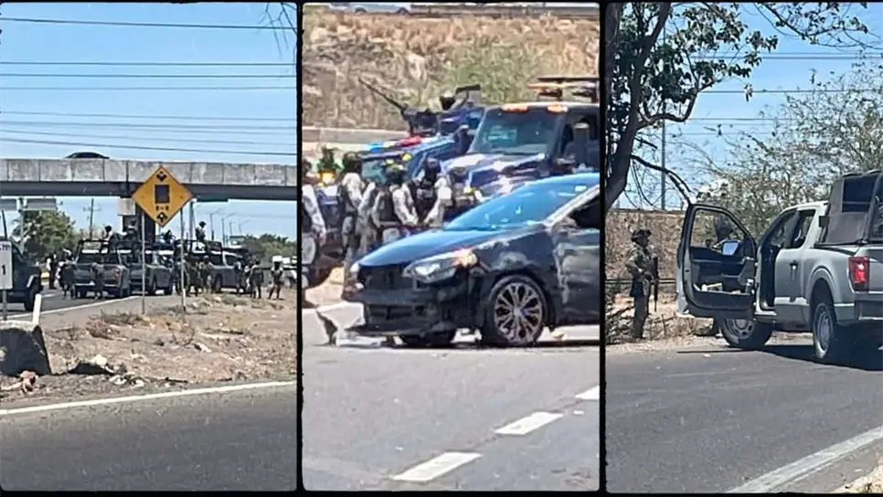 El operativo en la zona. FOTO: Luz Noticias