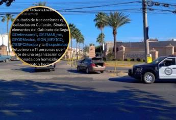Detienen a 11 miembros de una célula delictiva en Culiacán, entre ellos una mujer y tres menores de edad