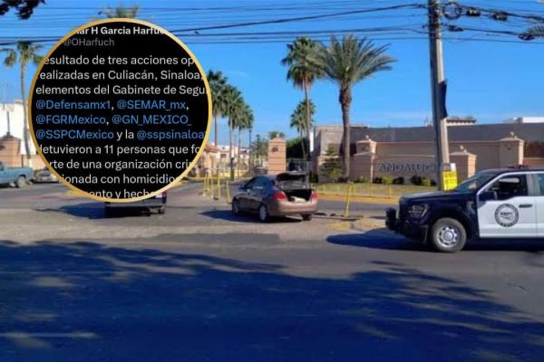 Detienen a 11 miembros de una célula delictiva en Culiacán, entre ellos una mujer y tres menores de edad
