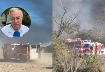 Rocha Moya: Incendio en Miravalles, Mazatlán, fue por decomiso de combustible