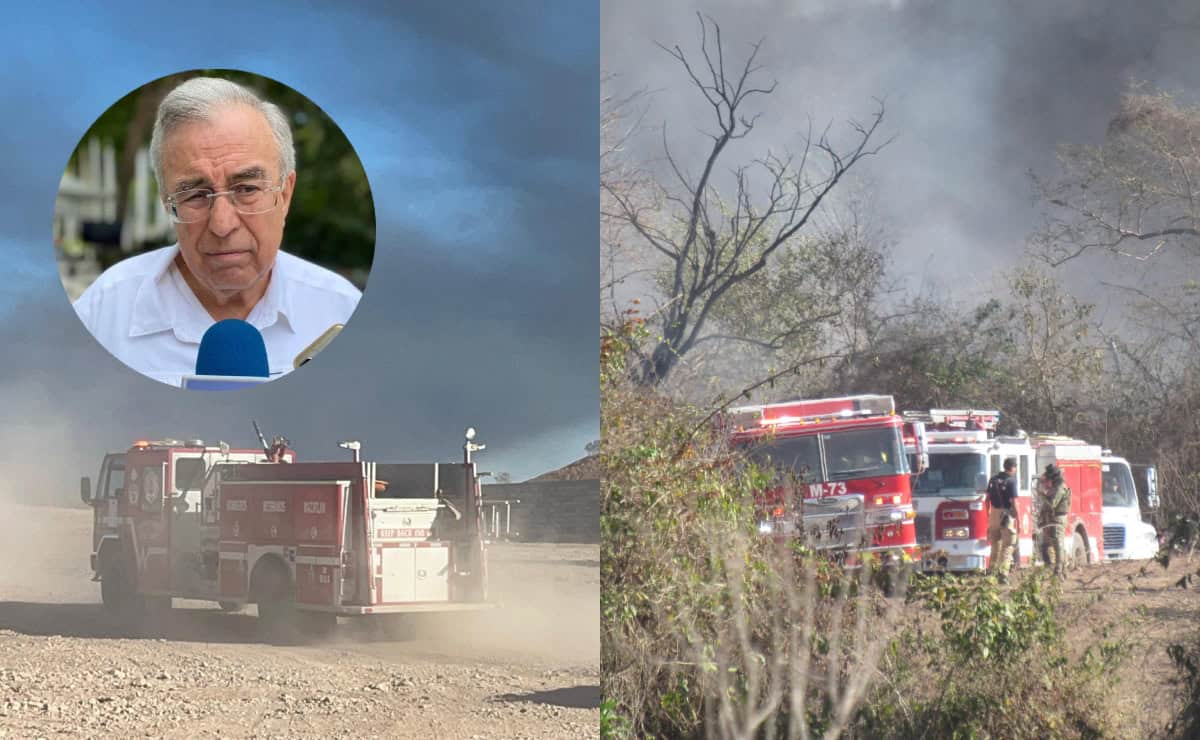 FOTO: Rocha Moya: Incendio en Miravalles, Mazatlán, fue por decomiso de combustible