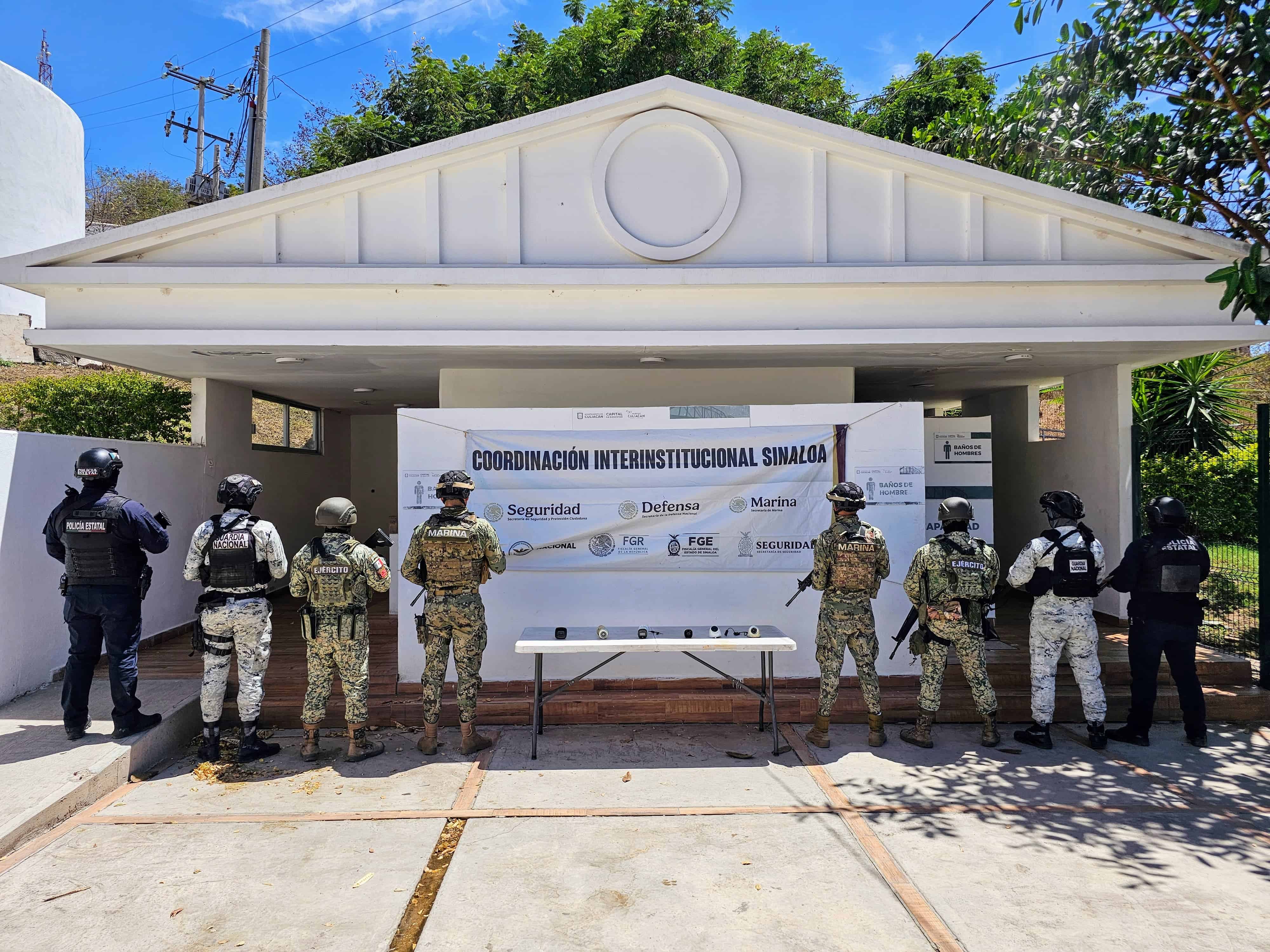 Las cámaras aseguradas. (FOTO: Cortesía).