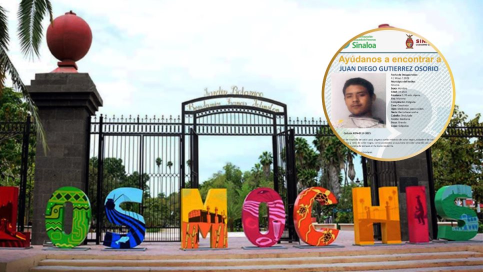 Desaparece joven de 19 años en Los Mochis; fue visto por última vez el 4 de mayo Desaparece joven de 19 años en Los Mochis; fue visto por última vez el 4 de mayo