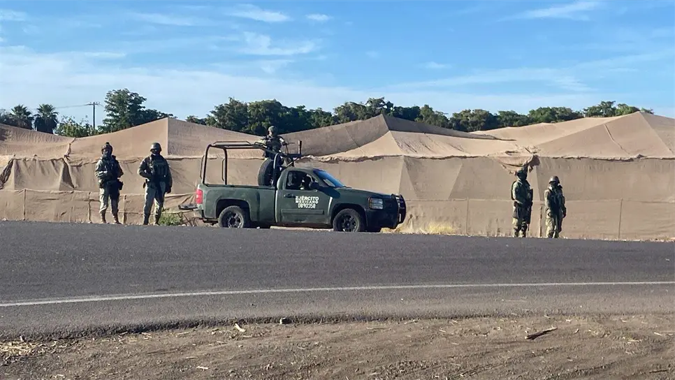 Militares se movilizaron al lugar del enfrentamiento. (FOTO: Ángel Beltrán).