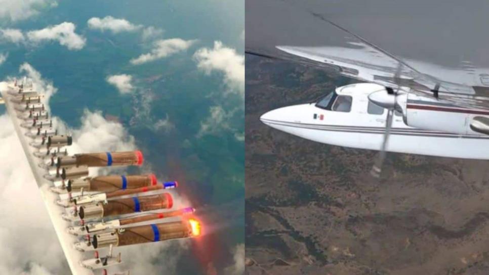 Bombardeo de nubes en Sinaloa: ¿Qué avión utilizan y qué material dispersan para provocar las lluvias? Bombardeo de nubes en Sinaloa: ¿Qué avión utilizan y qué material dispersan para provocar las lluvias?