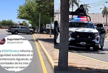 Tras balacera, Seguridad Pública reporta controlada la situación en la Penal de Aguaruto