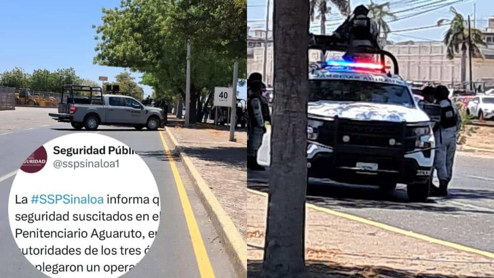 Tras balacera, Seguridad Pública reporta controlada la situación en la Penal de Aguaruto Tras balacera, Seguridad Pública reporta controlada la situación en la Penal de Aguaruto