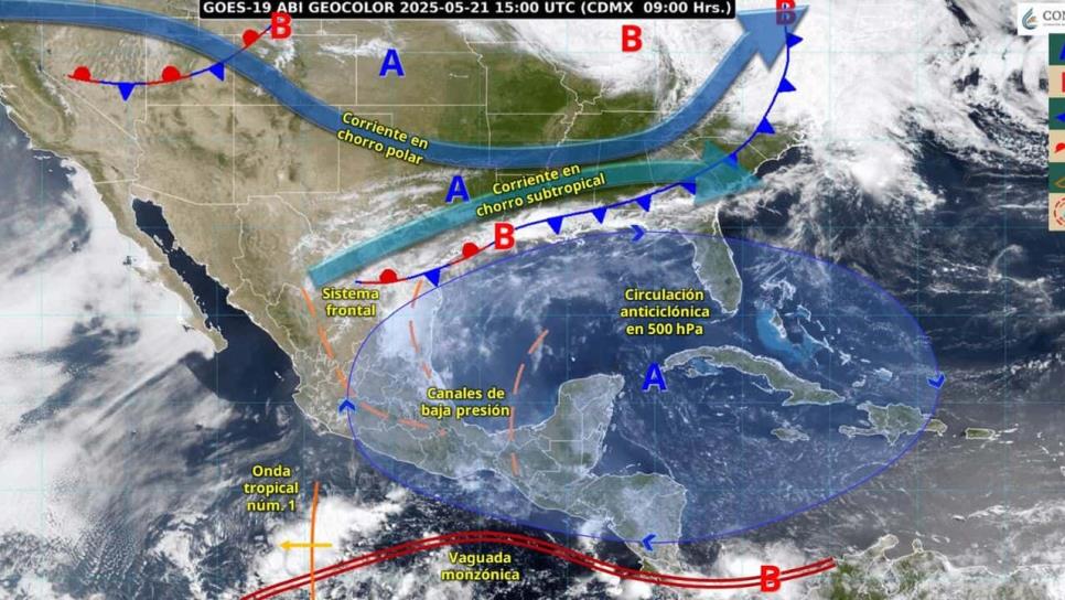 Calor y posibles lluvias en Sinaloa; así el pronóstico para 22, 23 y 24 de mayo de 2025 Calor y posibles lluvias en Sinaloa; así el pronóstico para 22, 23 y 24 de mayo de 2025