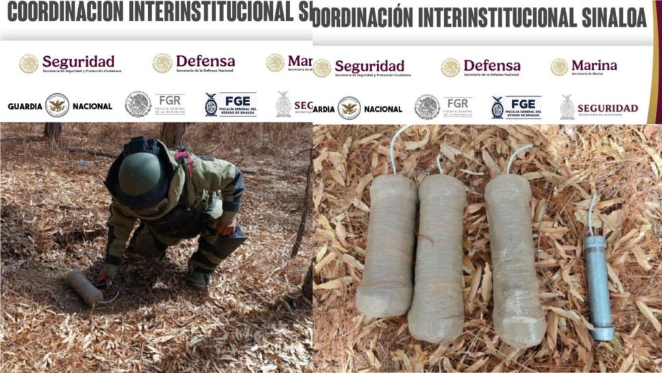 Militares asegura artefactos explosivos y granadas, en Badiraguato Militares asegura artefactos explosivos y granadas, en Badiraguato