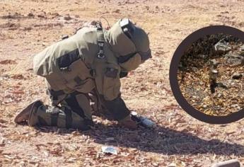 Escuadrón Antibombas asegura y destruye artefacto explosivo en Elota