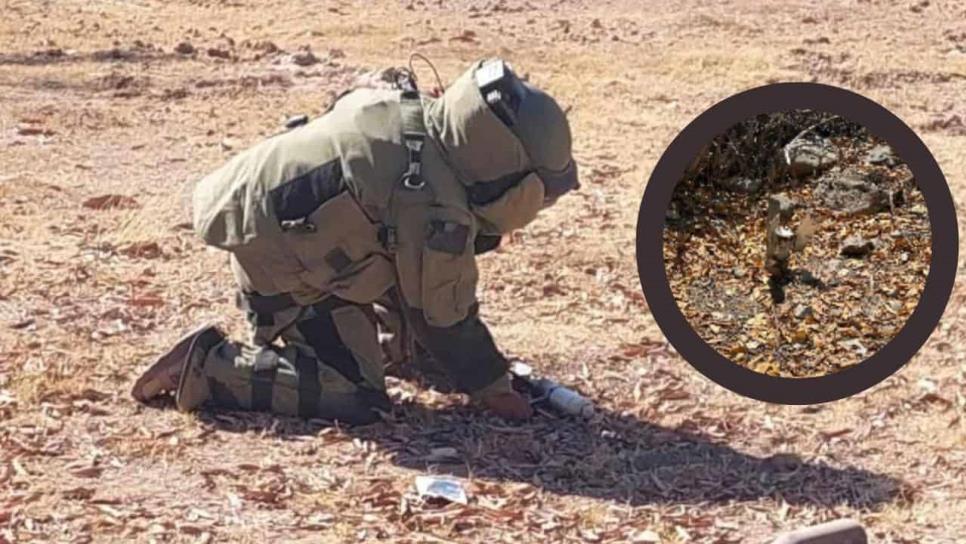 Escuadrón Antibombas asegura y destruye artefacto explosivo en Elota