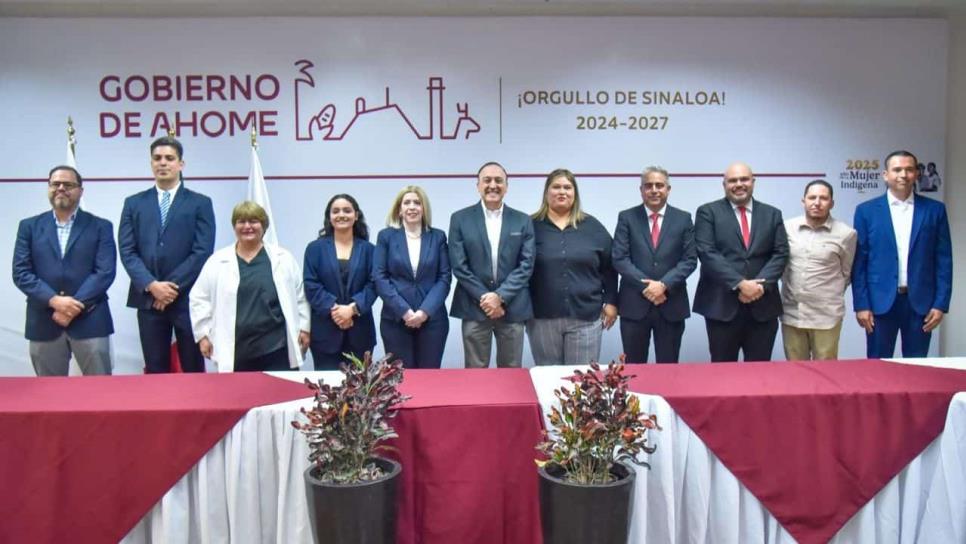 Gabinete de Ahome ya está completo Gabinete de Ahome ya está completo