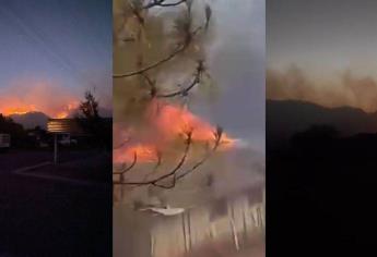 Tres comunidades corren riesgo de ser alcanzadas por el fuego en la sierra de Concordia