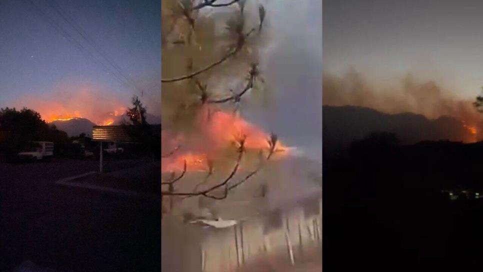 Tres comunidades corren riesgo de ser alcanzadas por el fuego en la sierra de Concordia Tres comunidades corren riesgo de ser alcanzadas por el fuego en la sierra de Concordia