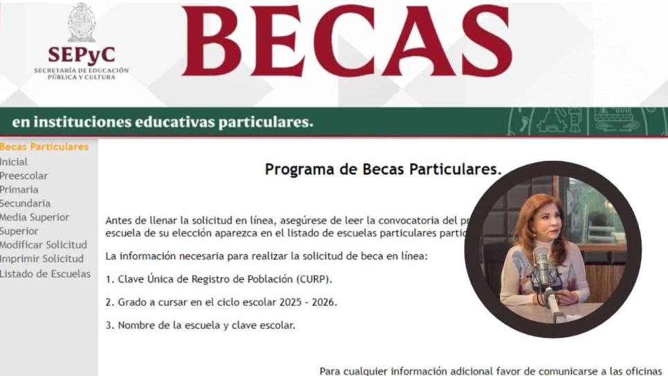 SEPyC entregará becas a alumnos de colegios particulares de Sinaloa SEPyC entregará becas a alumnos de colegios particulares de Sinaloa
