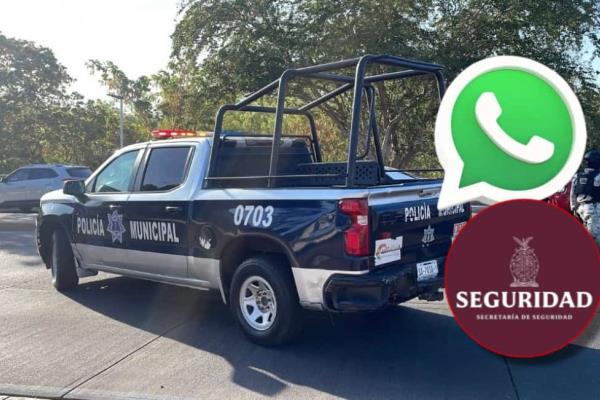 C4i Sinaloa comparte su WhatsApp para emergencias y denuncias vía mensaje