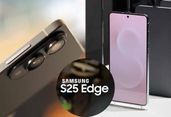 Así es el Samsung Galaxy S25 Edge, el poderoso celular más delgado de la marca coreana