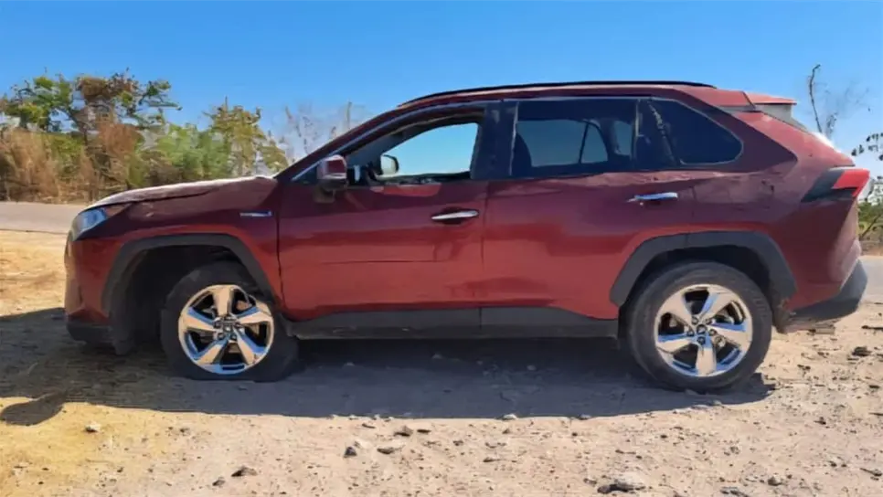 La camioneta asegurada.