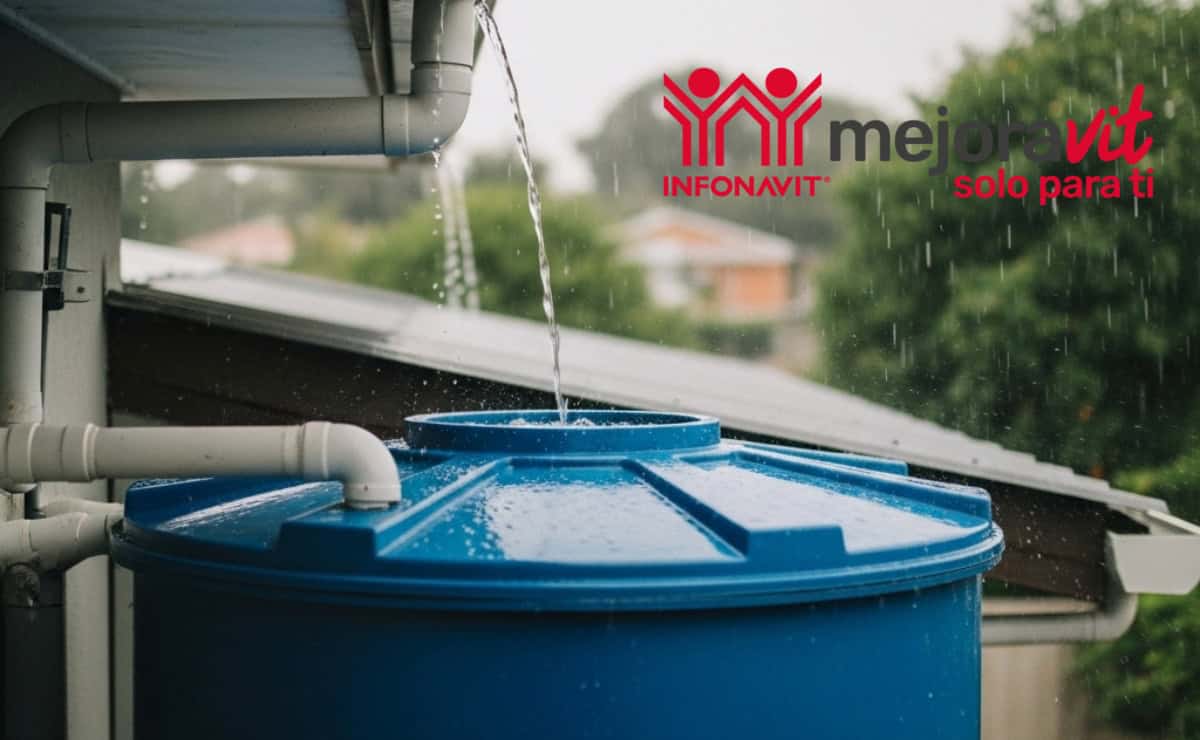 FOTO: Infonavit lanza crédito para instalar equipos de captación de agua de lluvia en casa