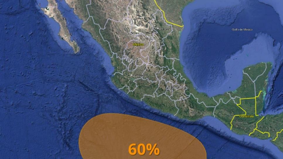 Sube al 60% la probabilidad de formación del Ciclón Alvin en el Océano Pacifico Sube al 60% la probabilidad de formación del Ciclón Alvin en el Océano Pacifico
