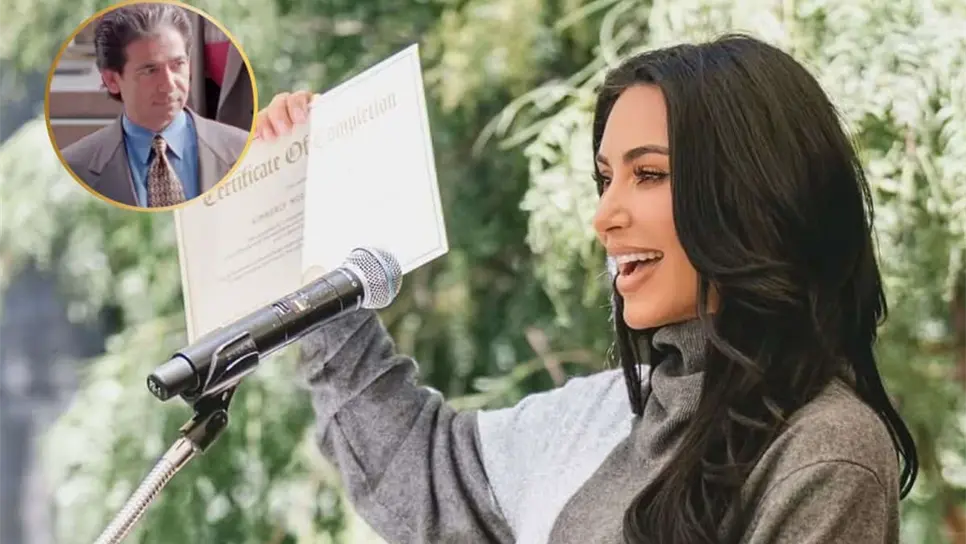 Kim Kardashian siguió los pasos de su padre: el fallecido abogado Robert Kardashian Sr.FOTO: Redes.