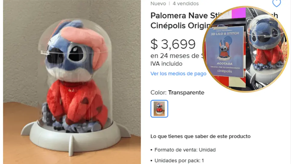 Los precios de las palomeras de Cinépolis están arriba de tres mil pesos. (FOTO: Mercado Libre).