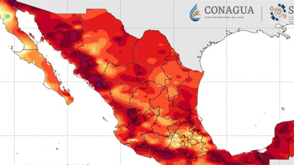El día de ayer se registraron temperaturas superiores a los 45 °C en algunas regiones. (FOTO: Conagua).