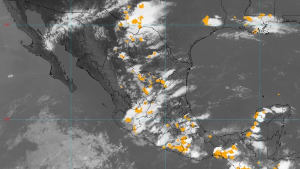 Se esperan lluvias intensas en estados del sureste de México Se esperan lluvias intensas en estados del sureste de México
