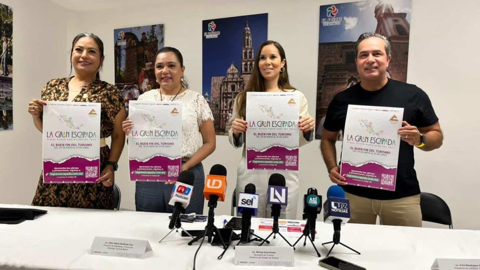 Sinaloa se suma a "La Gran Escapada" un programa para incentivar al turismo en México Sinaloa se suma a "La Gran Escapada" un programa para incentivar al turismo en México