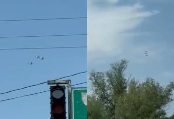 Tres aviones militares sobrevuelan Culiacán, ¿operativo o entrenamiento?