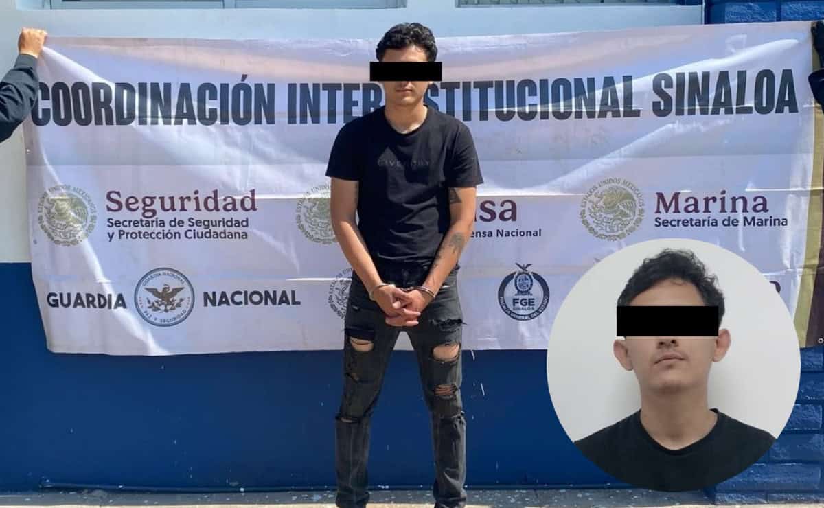 FOTO: Detienen a sujeto tras asaltar un comercio en el fraccionamiento Infonavit Humaya en Culiacán