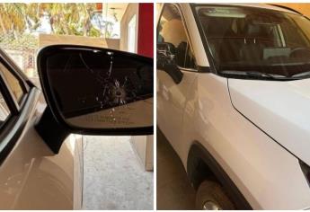 Armados intentar despojar una camioneta en Angostura, la balean pero su propietario logró huir
