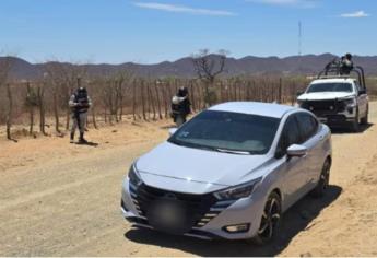 Autoridades aseguran un vehículo, municiones y equipo táctico en El Fuerte