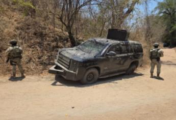 Aseguran camioneta blindada y más de 10 mil cartuchos en San Ignacio