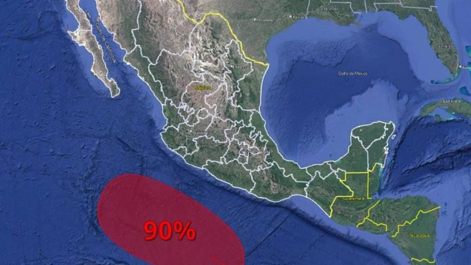 "Alvin" sube al 90% su probabilidad de convertirse en ciclón en el Pacífico "Alvin" sube al 90% su probabilidad de convertirse en ciclón en el Pacífico