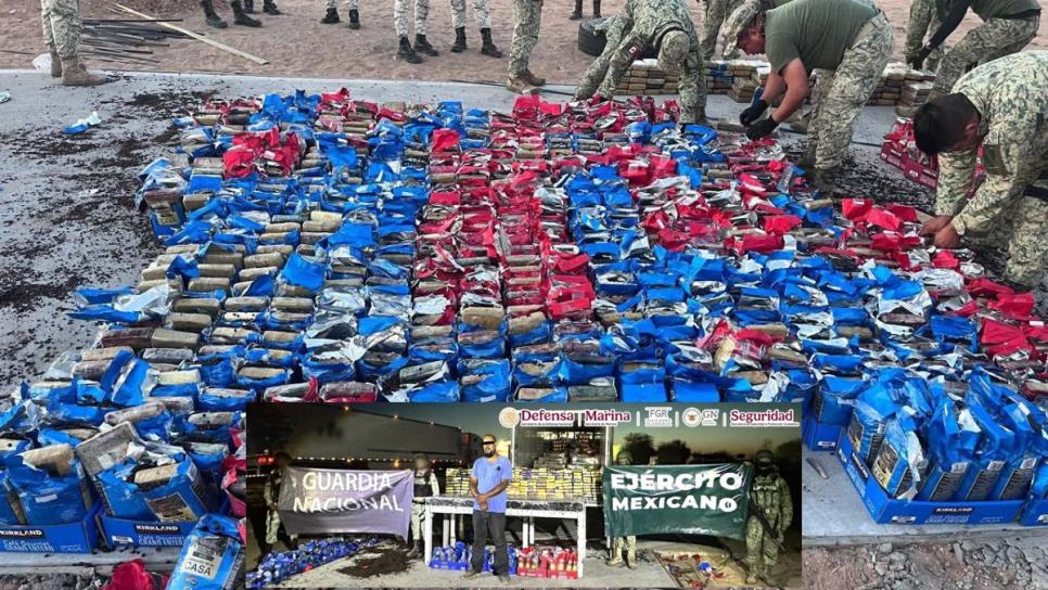 Aseguran más de 700 kilos de cocaína en Sonora que iba oculta en café; hay un detenido Aseguran más de 700 kilos de cocaína en Sonora que iba oculta en café; hay un detenido