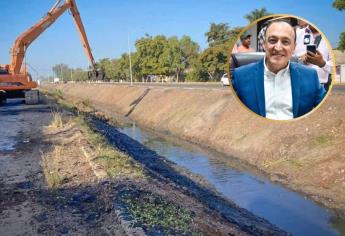 Antonio Menéndez gestiona ante SEMARNAT desazolve de canal para desfogue de aguas pluviales