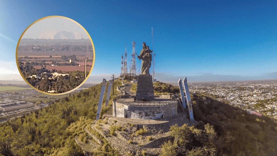 Así se ve el farallón desde el Cerro de la Memoria en Los Mochis: ¿Por qué parece estar cerca? | FOTO Así se ve el farallón desde el Cerro de la Memoria en Los Mochis: ¿Por qué parece estar cerca? | FOTO