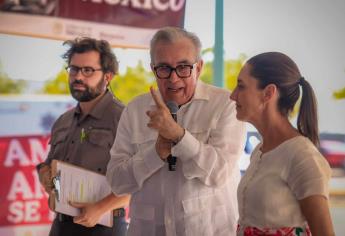 Rocha Moya: La visita de Claudia Sheinbaum muestra que hay una conexión y apoyo