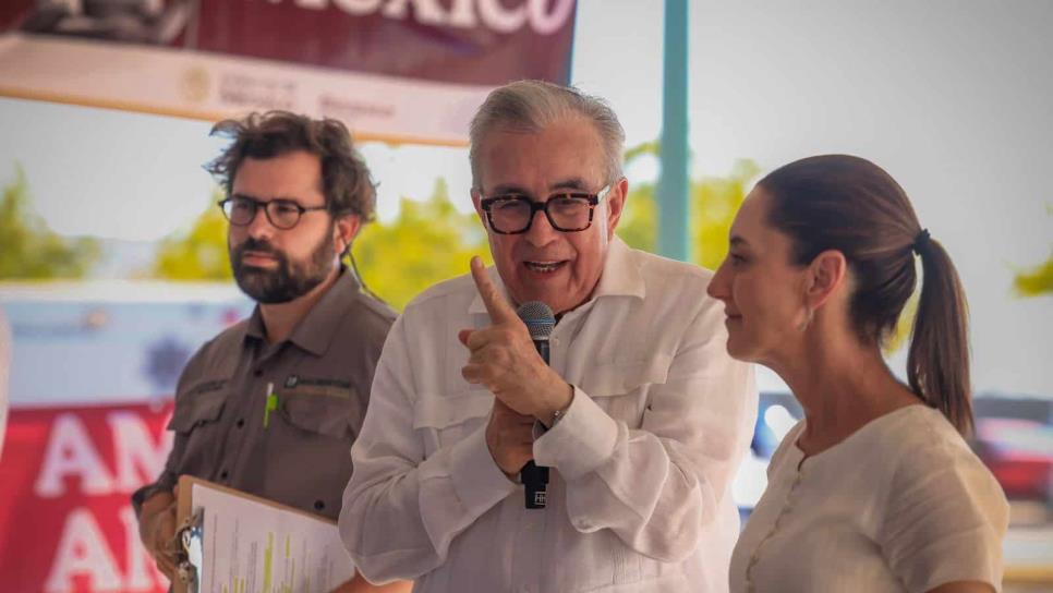 Rocha Moya: La visita de Claudia Sheinbaum muestra que hay una conexión y apoyo Rocha Moya: La visita de Claudia Sheinbaum muestra que hay una conexión y apoyo