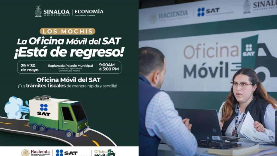 Oficina Móvil del SAT llega a Los Mochis: ¿Que días y qué trámites puedes hacer? Oficina Móvil del SAT llega a Los Mochis: ¿Que días y qué trámites puedes hacer?