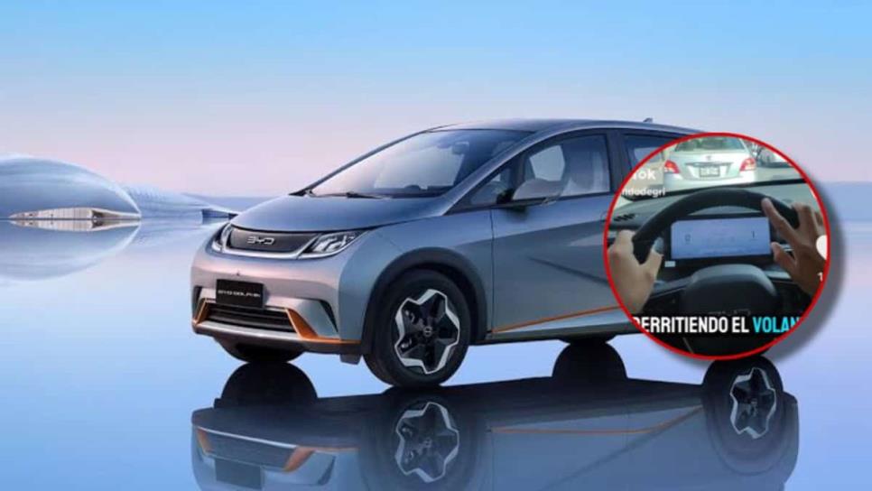 Joven asegura y muestra cómo su BYD se está "derritiendo" por el calor | VIDEO Joven asegura y muestra cómo su BYD se está "derritiendo" por el calor | VIDEO