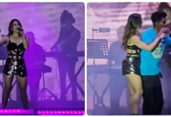 Es para un taco, no hago daño: lavacarros interrumpe concierto de María León para dar un mensaje