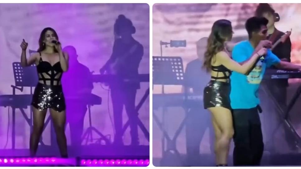 Es para un taco, no hago daño: lavacarros interrumpe concierto de María León para dar un mensaje Es para un taco, no hago daño: lavacarros interrumpe concierto de María León para dar un mensaje