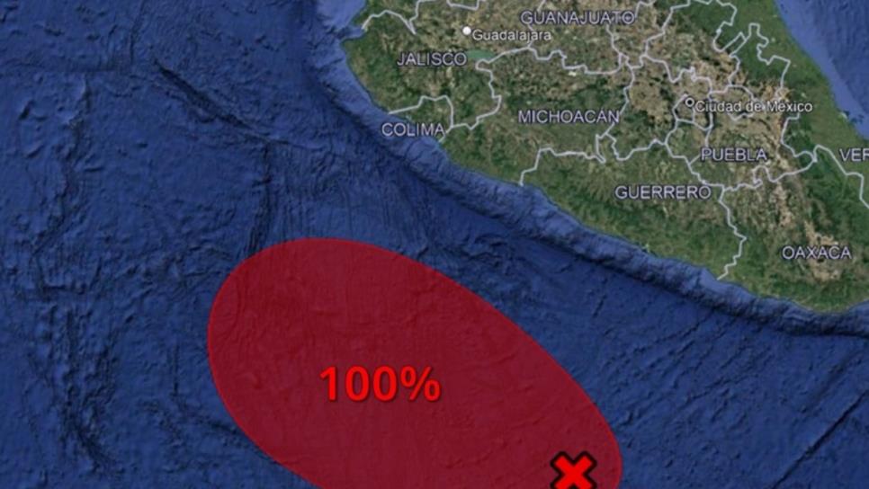 "Alvin" tiene el 100% de probabilidad de convertirse en ciclón en el Océano Pacífico "Alvin" tiene el 100% de probabilidad de convertirse en ciclón en el Océano Pacífico