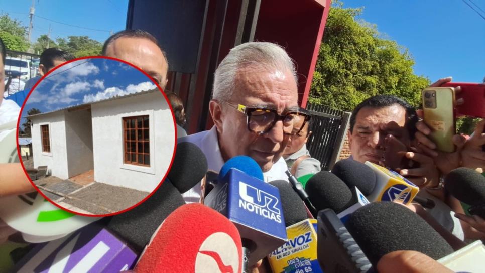 "No se hará nada a la fuerza": Rocha Moya sobre programa Viviendas para el Bienestar en Los Mochis "No se hará nada a la fuerza": Rocha Moya sobre programa Viviendas para el Bienestar en Los Mochis